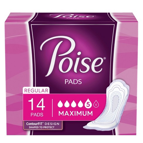 Poise Fresh Protection Pads #5 Maximum Regular 14ct