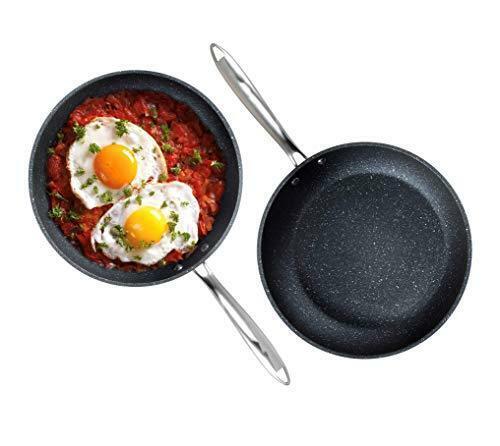 Granite Diamond Pro Granite Stone Frying Pan Set, Hard Anodized Ultra Nonstick 10” 2pk