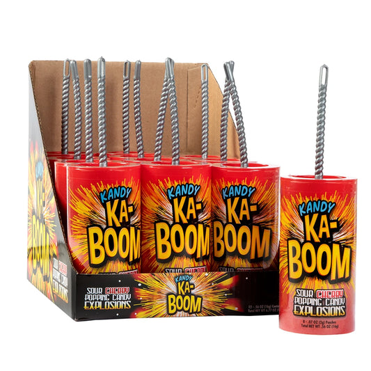 Kandy Ka-Boom Sour Cherry Popping Candy Explosions 8-.07oz (1 count)