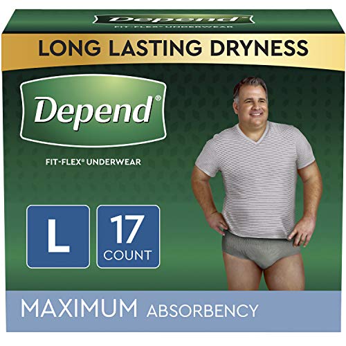 DEPEND UNDERWEAR MEN 17CT LARGE