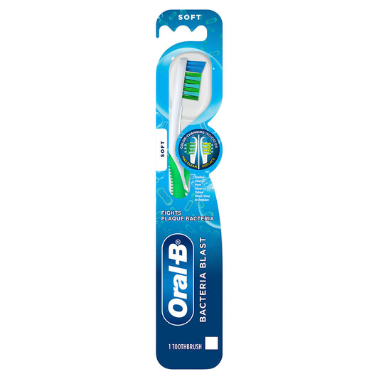 Oral-B Bacteria Blast Soft Toothbrush 1ct