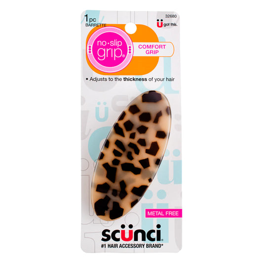Scunci No Slip Grip No Slip Hair Oval Barrette