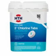 HTH Pool Care 3" Chlorine Tabs Advanced 15lbs