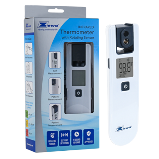 Zewa Infrared Thermometer w/ Rotating Sensor