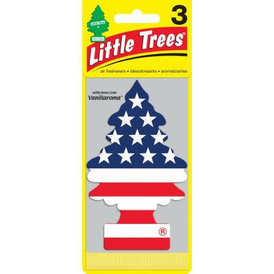 Little Trees American Flag Air Freshener 3ct