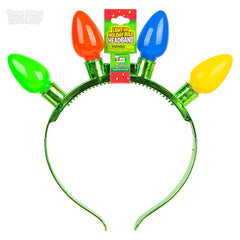 Light-Up Holiday Bulb Headband
