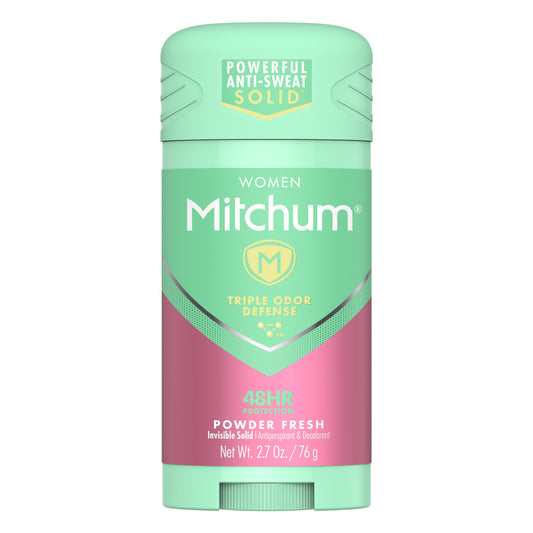 Mitchum Women's Triple Odor Defense Antiperspirant & Deodorant Stick - Powder Fresh - 2.7oz