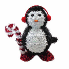 Tinsel Penguin Tabletop Decor