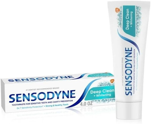 Sensodyne Deep Clean + Whitening Toothpaste 4oz