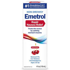 Emetrol Liquid Rapid Nausea Relief Cherry Flavor 4fl oz