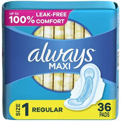 Always Maxi Regular Flexi-Wings Size 1 (36 count)