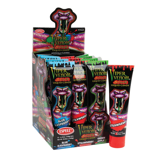 Viper Venom Sour Liquid Candy Assorted Flavors 4.23oz