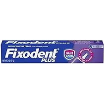Fixodent Plus Denture Adhesive Cream 2oz