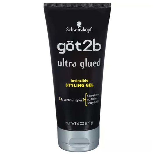 Schwarzkopf Got 2b Ultra Glued Invincible Styling Gel 6 oz