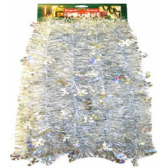 Iridescent Garland w/Snowflake Diecuts