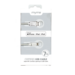 MYME Certified USB Cable 7ft long