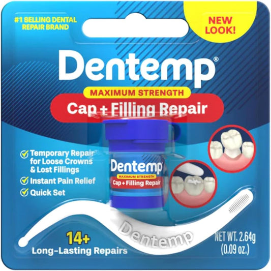 Dentemp Maximum Strength Cap + Filling Repair 0.09oz