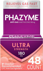Phazyme Ultra Strength 180mg (48 fast gels)