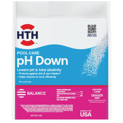 HTH Pool Care pH Down Granules 5lbs