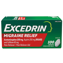 Excedrin Migraine Relief 100 Caplets