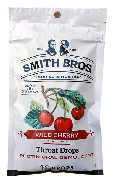 Smith Bros Wild Cherry Cough Drops 30ct