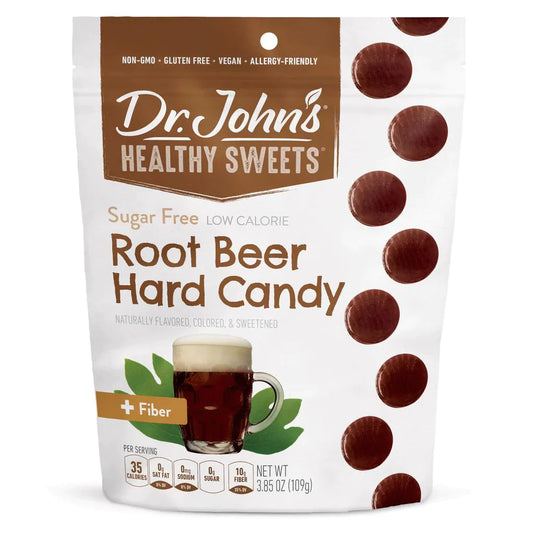 Dr. John's Healthy Sweets Sugar Free Root Beer Hard Candy 3.85oz