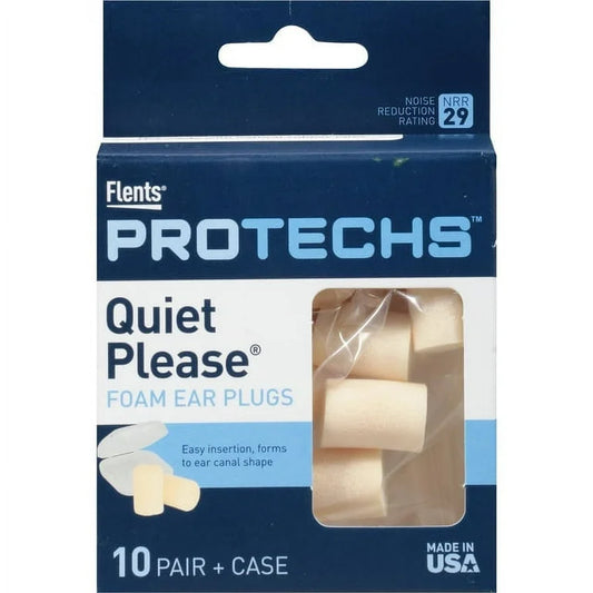 Flents Protechs Quiet Please Foam Ear Plugs NPR29
