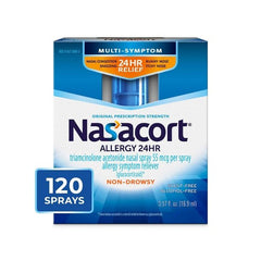 Nasacort Multi-Symptom 24Hr Relief Allergy Spray 120 Sprays 0.57fl oz