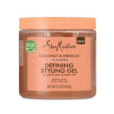 Shea Moisture Coconut & Hibiscus + Flaxseed Defining Styling Gel 15oz
