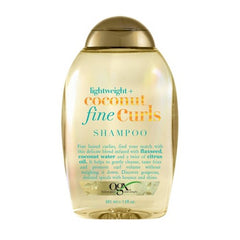 OGX Lightweight + Coconut Fine Curls Shampoo, Lightweight, Coconut Water Conditioner - 13 fl oz