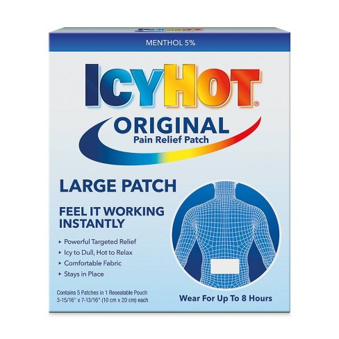 IcyHot Original Pain Relief Patch Large Patch 5ct