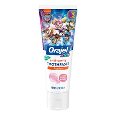 Orajel Kids Toothpaste Fluoride Paw Patrol Fruity Bubble 4.2oz