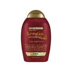 OGX Frizz-Free + Keratin Smoothing Oil Conditioner, 5 in 1, for Frizzy Hair, Shiny Hair - 13 fl oz