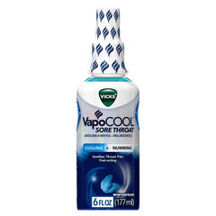 Vicks Vapocool Sore Throat Cooling + Numbing Spray Winterfrost 6fl oz