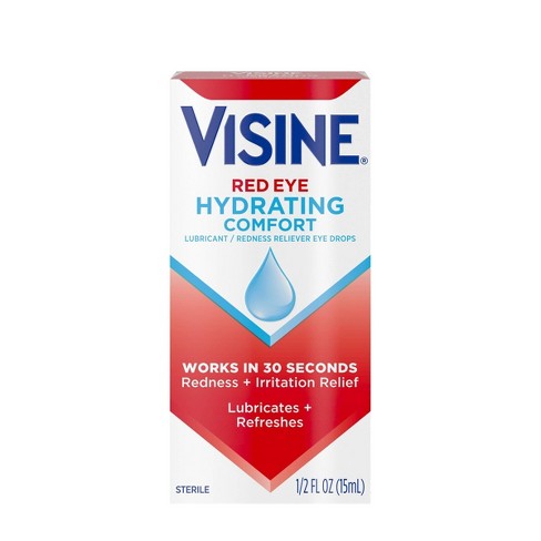 Visine Red Eye Hydrating Comfort Drops 1/2fl oz
