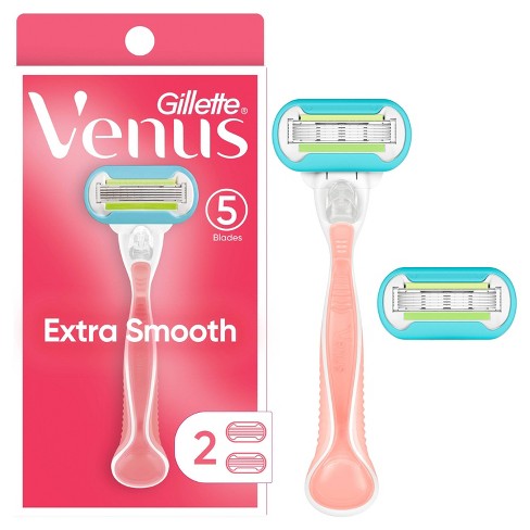 Gillette Venus Extra Smooth Green Women's Razor - 1 handle + 2 Refills
