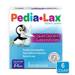 PediaLax Liquid Glycerin Suppositories (6 applicators)