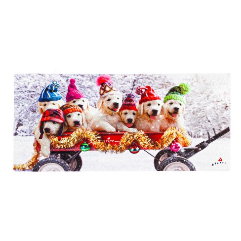 Evergreen Bundled Up Puppies Sassafras Switch Mat