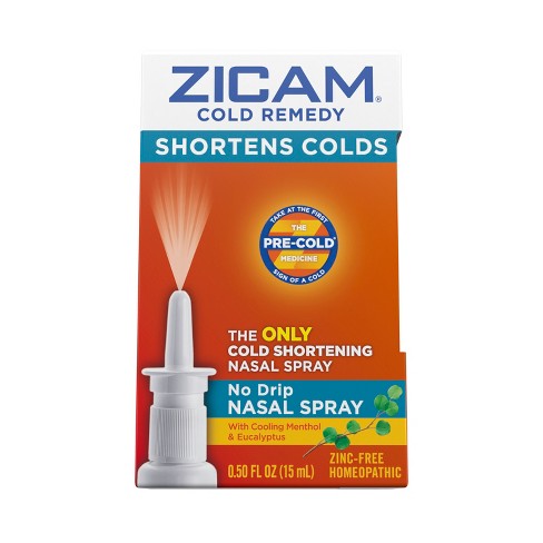 Zicam Cold Remedy No Drip Nasal Spray 0.50fl oz