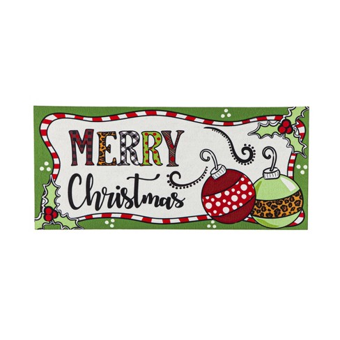 Evergreen Merry Christmas Y'all Sassafras Switch Mat