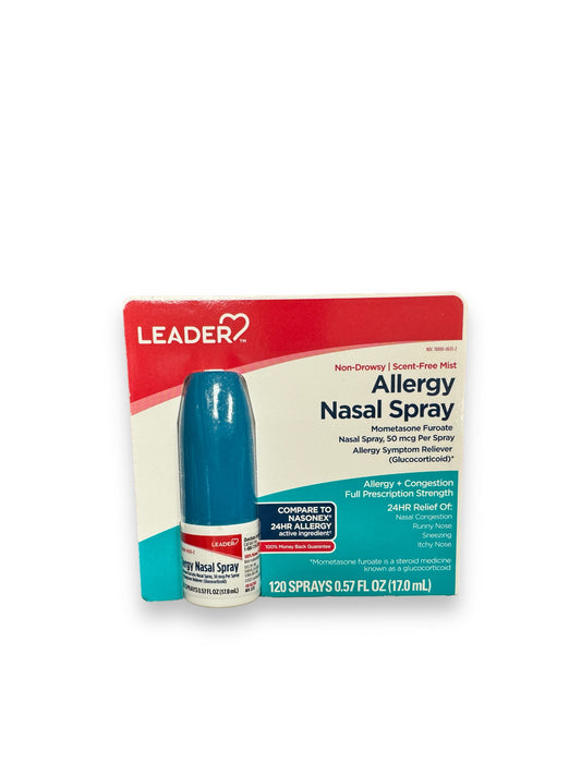 Leader Allergy Nasal Spray 120 Sprays 0.57fl oz