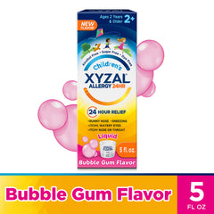 Xyzal Children's Allergy 24HR Bubblegum Flavored Liquid 5fl oz