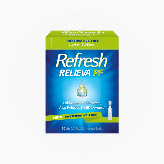 Refresh Relieva PF Lubricant Eye Drops-30 vials (0.01fl oz each)