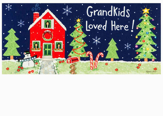 Evergreen Enterprises Grandkids Loved Here Sassafras Switch Mat