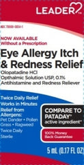 Leader Eye Allergy Itch & Redness Relief 0.17fl oz