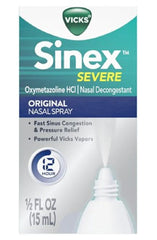 Vicks Sinex Severe Original Nasal Spray 1/2oz