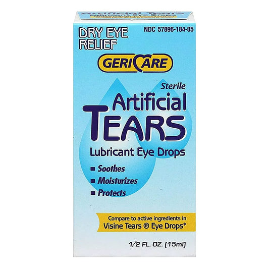 Gericare Artificial Tears Lubricant Ey Drops 1/2fl oz
