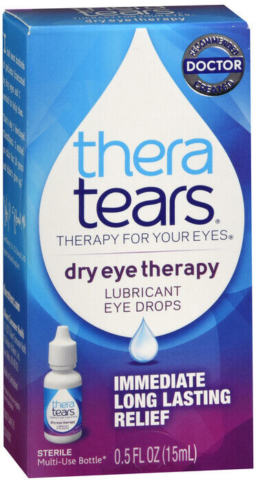 TheraTears Dry Eye Therapy Lubricant Eye Drops 0.5fl oz