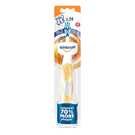 Spinbrush Pro Clean Medium Bristle Powered Toothbrush