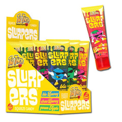 Too Tarts Slurpers Sweet Assorted Flavors Squeeze Candy 4oz